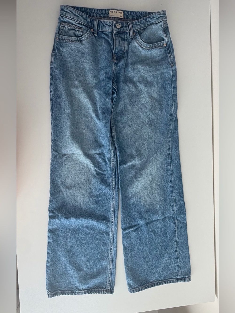 We The Free Light Blue  Wide-Leg Jeans